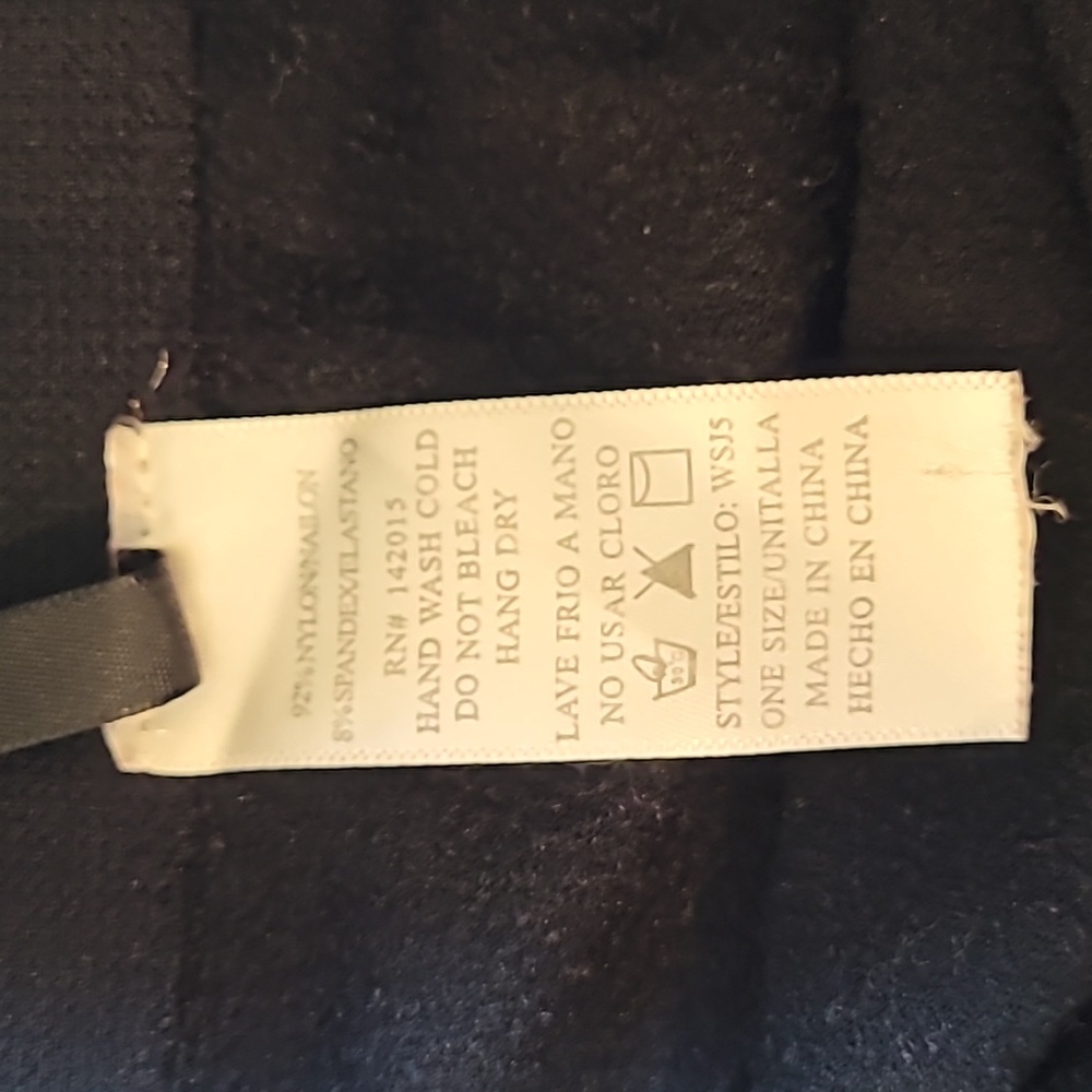 New Mix Fleece Lined Legging, Size L, Jet Black - Picture 5 of 5